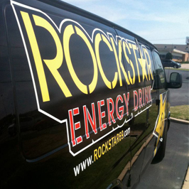 Rockstar Energy Van Wrap
